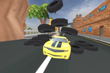 Cartoon Stunt Car