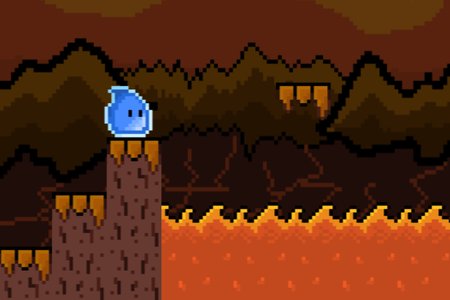 Droplet and the Volcano