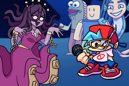 FNF: Deep-Sea Date w/ SECRET SONG (Friday Night Funkin')