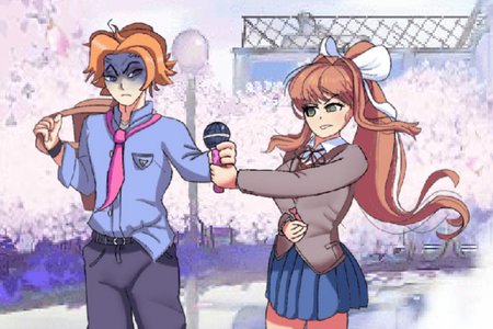 FNF Monika HD: REBOOTED (Friday Night Funkin')