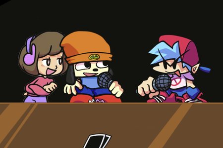 FNF: Pasta Night But Melodii, Parappa & BF Sing It (Rhythmic Groove)