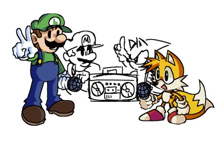 FNF: Sidekick Showdown (Tails VS Luigi)