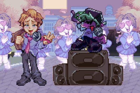 FNF VS Erect Senpai (Fan-Made)