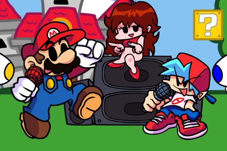 FNF VS Mario ONLINE (Friday Night Funkin')