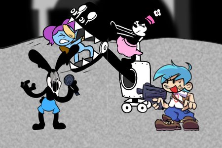 FNF VS Pibby Oswald: Rabbit's Glitch