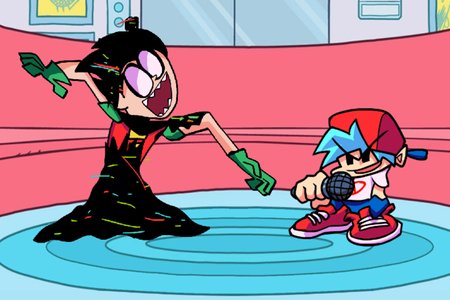 FNF VS Pibby Robin of Teen Titans v1.5
