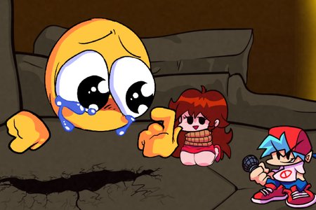 FNF VS Tricky: Expurgation feat. Crying Cursed Emoji