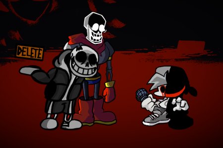 FNF VS VHS Sans (Undertale Creepypasta)