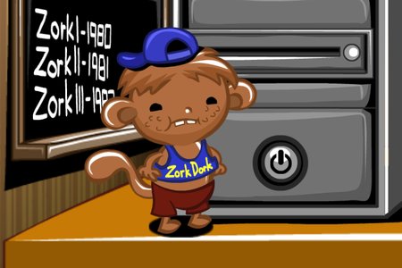 Monkey GO Happy 940: Monkeys Play Zork