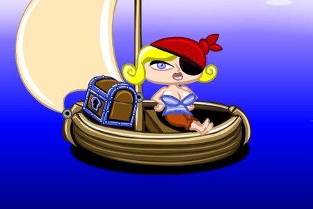 Monkey GO Happy: Stage 397 — Valentine's Day Pirate Battle