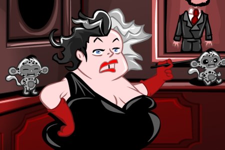 Monkey GO Happy: Stage 533 — Cruella Deville and 101 Monkeys