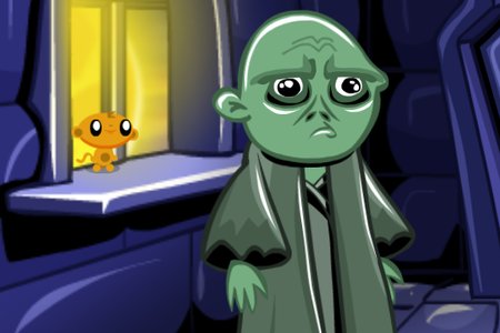 Monkey GO Happy: Stage 557 — The Girl Witch