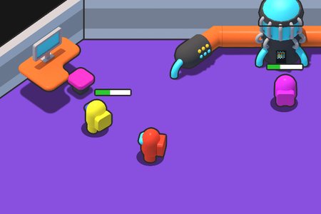 Red Impostor vs. Crew