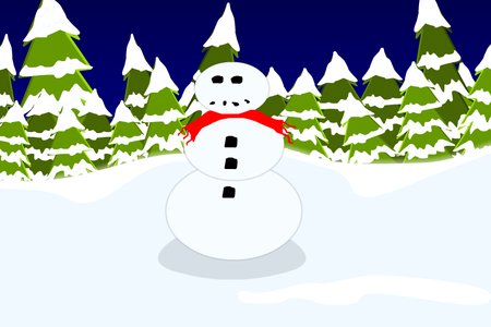 Snowy Village Escape