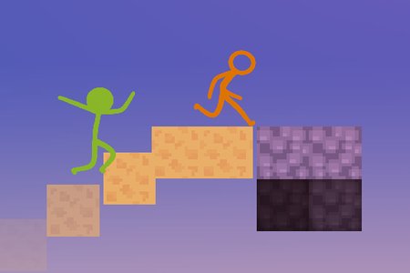 Stickman Parkour 2: Lucky Block