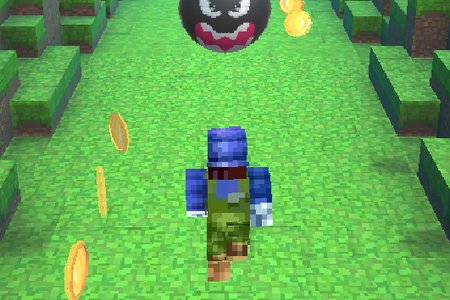 Super Mario Minecraft Runner